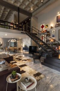marbre dans loft